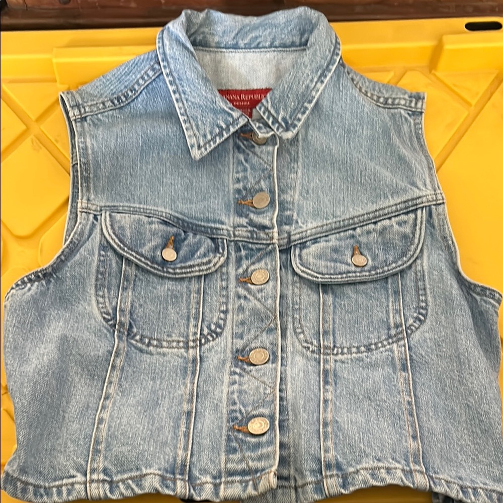 Kids Denim Vest